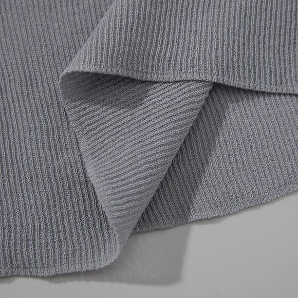 CHICJOC Premium Long-Staple Cotton Blouse Size 40 Grey - Picture 2 of 9